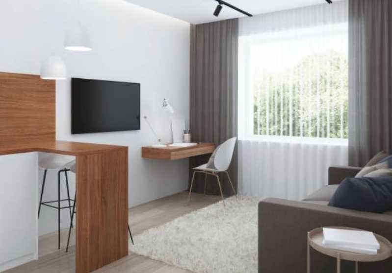 Móvel Planejado Sala Apartamento Pequeno Pederneiras - Móveis Planejados Sala Pequena